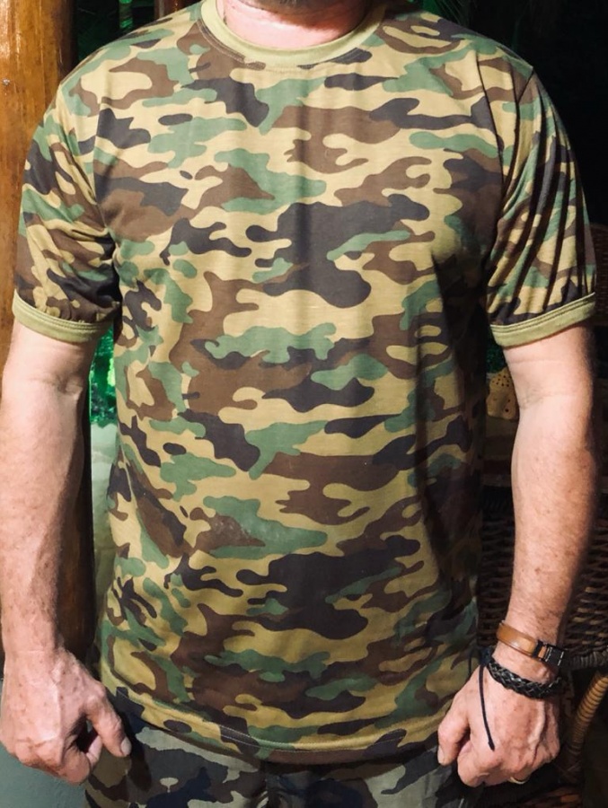 Camufladas Manga Curta